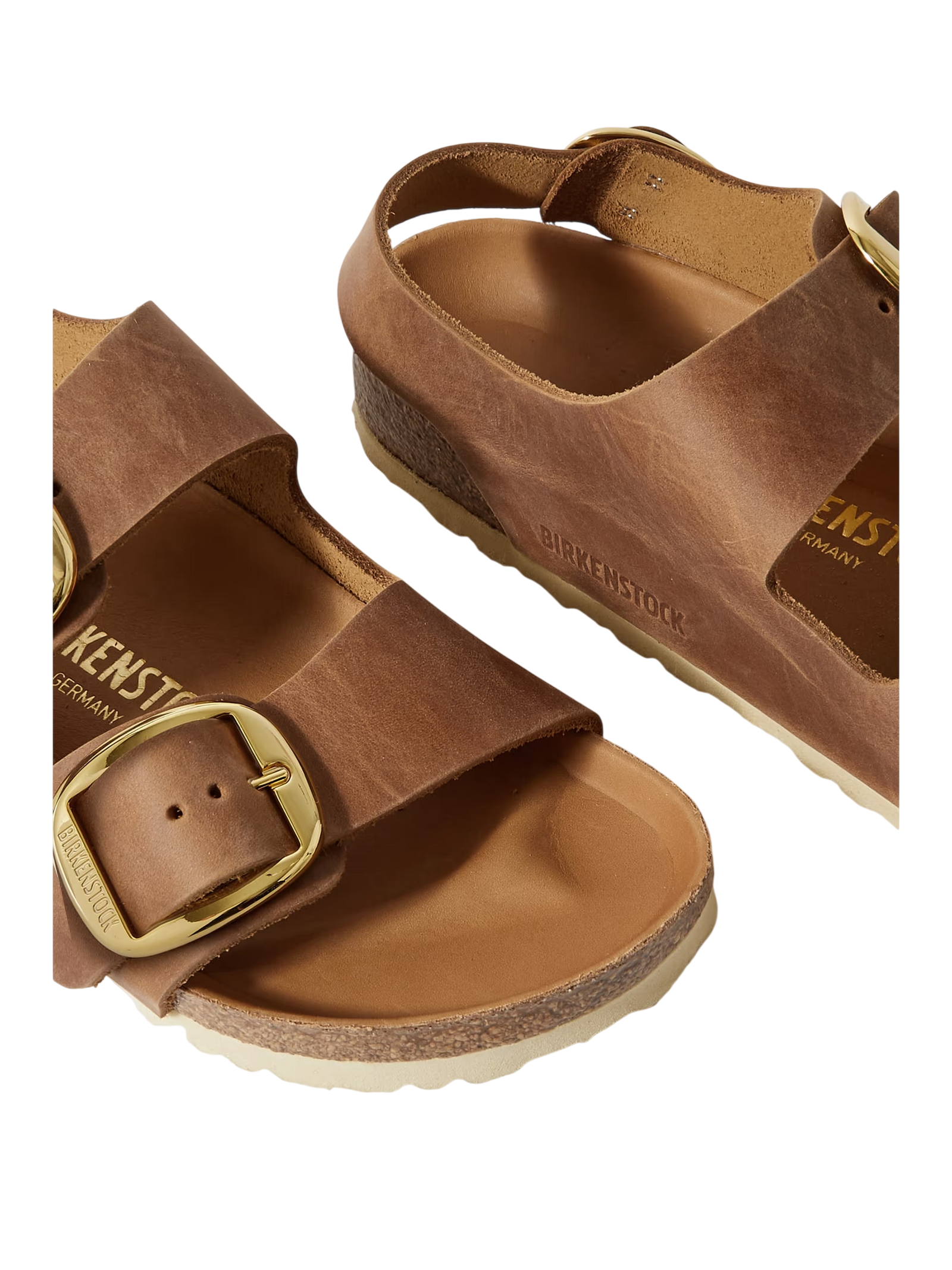 Birkenstock Milano Leather Sandals Brown