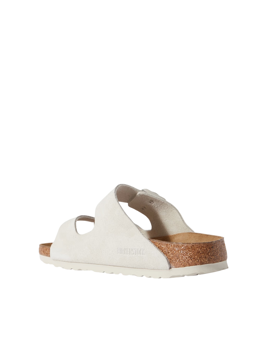 Birkenstock Arizona Suede Sandals White