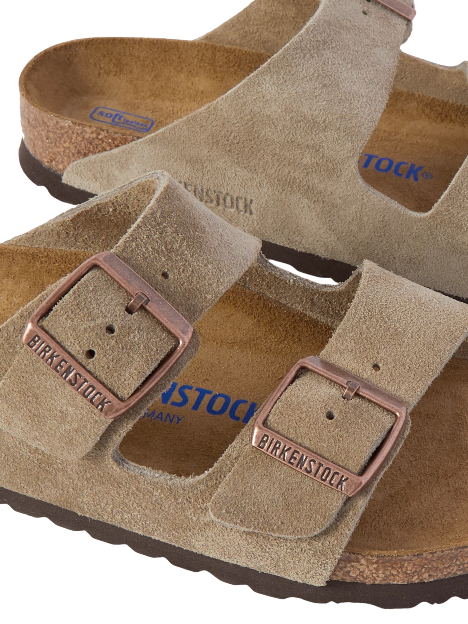 Birkenstock Suede Sandals Taupe