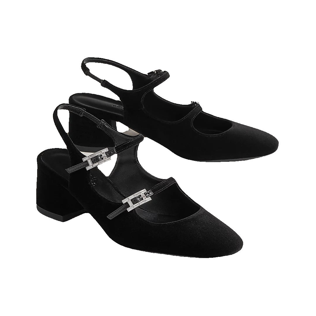 HERMÈS LOVER PUMP BLACK