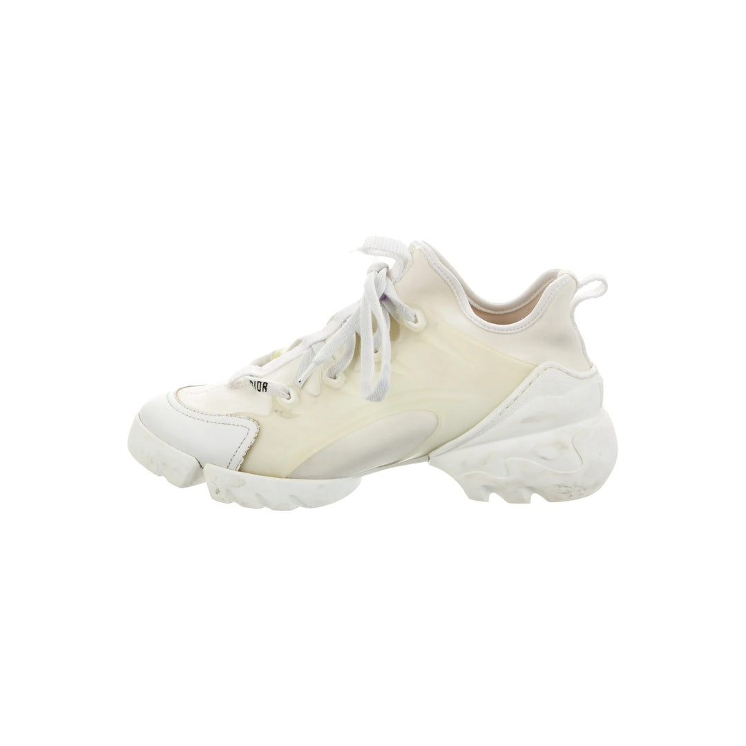 CHRISTIAN DIOR DIOR D-CONNECT SNEAKERS WHITE