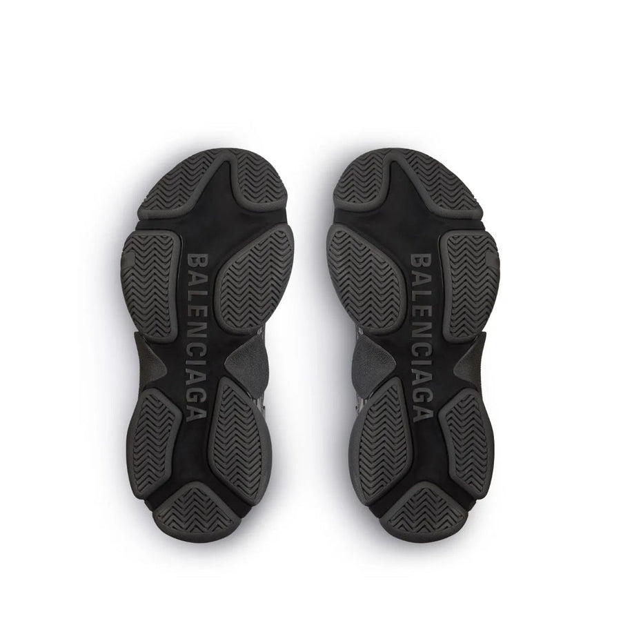BALENCIAGA TRIPLE S. LACE-UP SNEAKERS BLACK