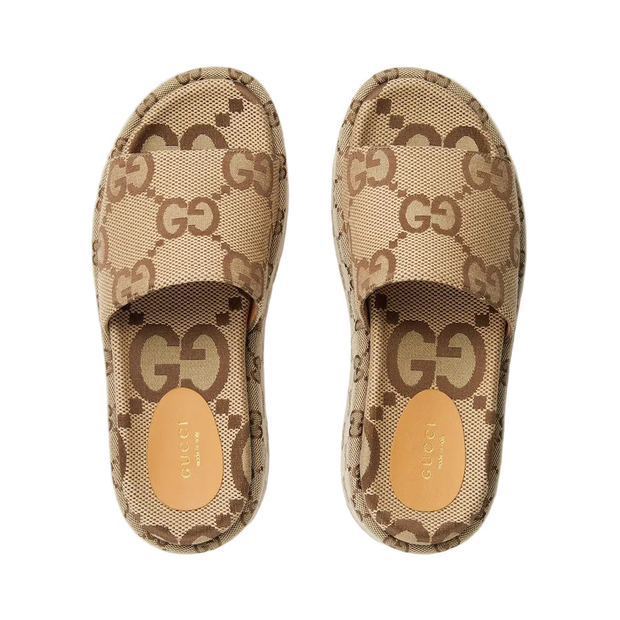Gucci Platform Slide Sandal Brown