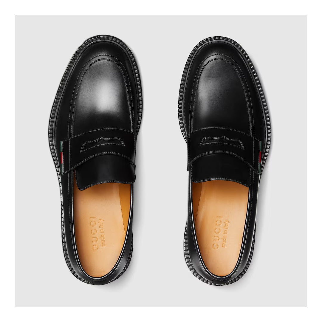 Gucci Como Loafer, Leather Black