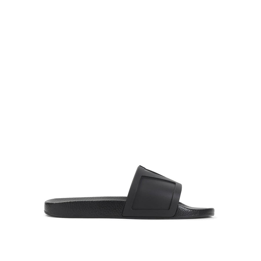 VALENTINO GARAVANI COOLSIDE SLIDES BLACK