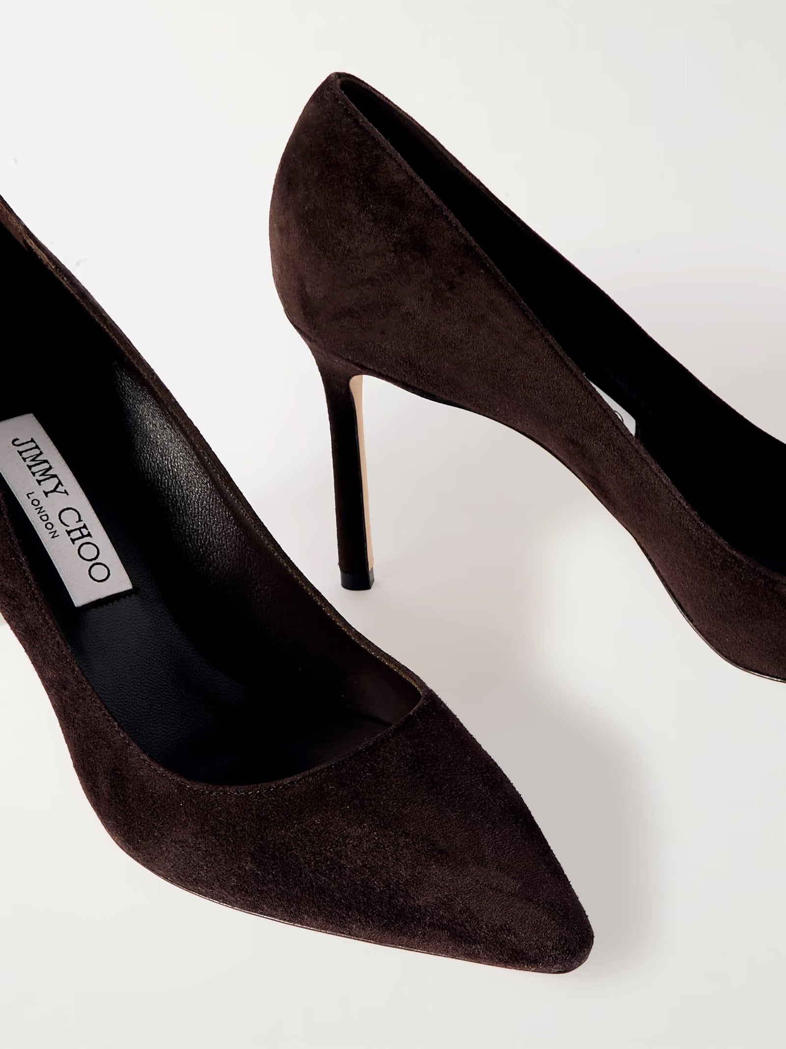 Jimmy Choo Romy 85 Suede Pumps Brown