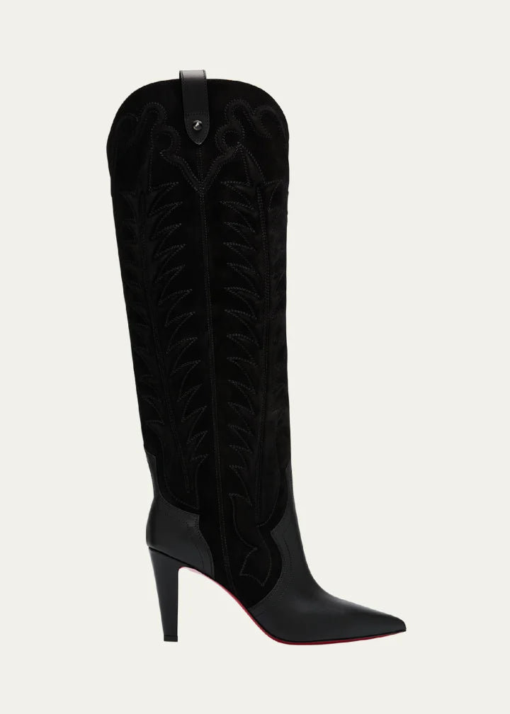 Christian Louboutin Santia Boots 85 mm - side view
