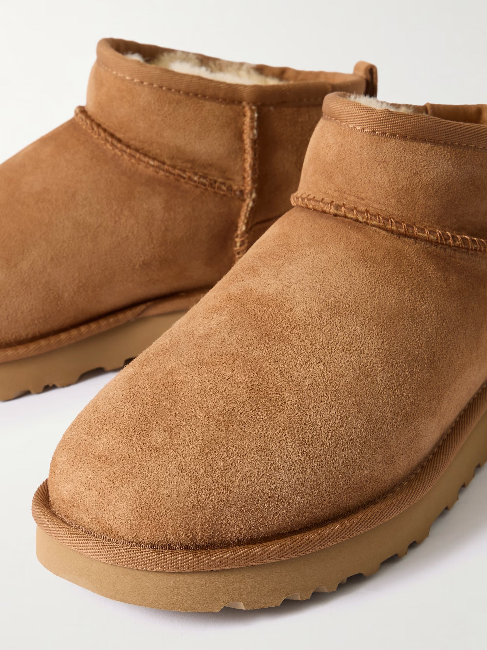 UGG Classic Ultra Mini Shearling Boots Camel