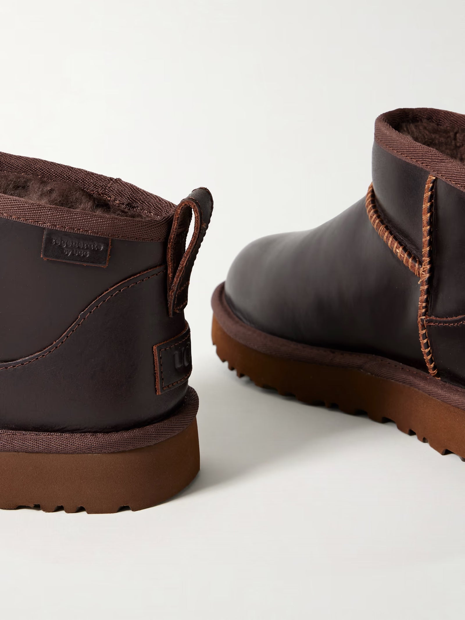 UGG Classic Ultra mini Leather Ankle Boots