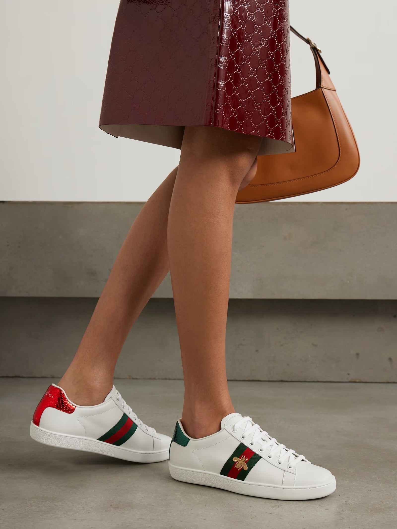Gucci Ace Trainer with Web